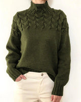 MIA – Eleganter Pullover für jeden Tag in Militärgrün