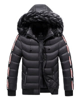 Bergjacke mit Pelzkapuze - ROMMEL in Schwarz