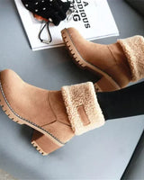 Isa | Elegante und Warme Leder-Schneestiefel in Braun