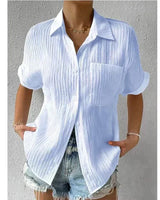 Desiire | Modernes, stilvolles Damenshirt mit Tasche in Blau