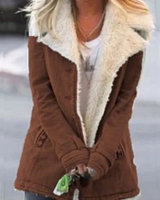 Annie | Winter Eleganz Jacke in Braun