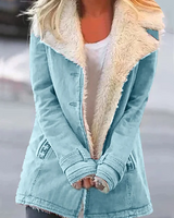 Annie | Winter Eleganz Jacke in Blau