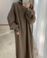 Yavanna | Winter Maxikleid in Braun