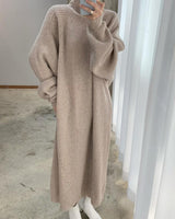 Yavanna | Winter Maxikleid in Beige