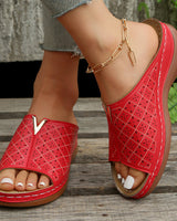 Marila | Orthopädische Sandalen in Rot