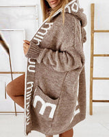 Allegra - Damencardigan in Braun