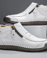 HARTMANN | ELEGANTE UND BEQUEME SCHUHE MIT REISSVERSCHLUSS in Weiß