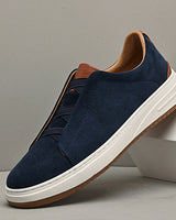 Lupo Casual Rindsleder Sneakers in Blau