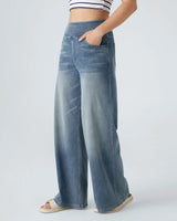 Vira | Damen Elastische Hose Zeitlos Komfort Elegant in Hellblau
