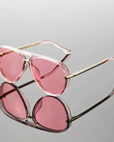 Weron - leichte Pilotenbrille in Pink