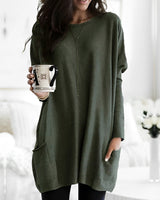 Marcella - Elegantes Langarmshirt in Grün