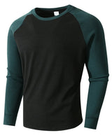 Langärmliges Thermoshirt – John in Schwarz