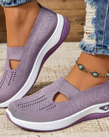 Yalia - Gepolsterte Walkingschuhe in Flieder