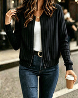 Nalia – Strickjacke Mit Einem Ärmel in Schwarz