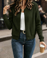 Nalia – Strickjacke Mit Einem Ärmel in Grün