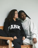 Damen Varsity Sweatshirt in Schwarzer & Grauer Hoodie 2er Set