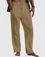 Jovan - Bequeme Sommerhose für Herren mit Kordelzug in Braun