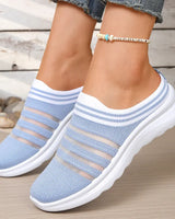 Aleyda - Atmungsaktive Leichte Sneaker Mit Polsterung in Blau