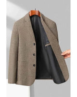 Einreihiger Blazer Herren in Braun