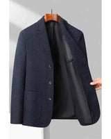 Einreihiger Blazer Herren in Marineblau