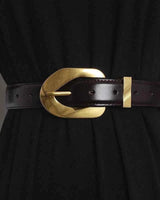 Elegante Gürtel Damen in Dunkelbraun