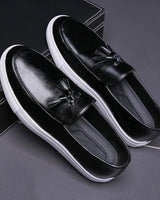 Elegante Tassel Loafer Herren in Schwarz