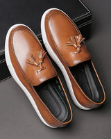 Elegante Tassel Loafer Herren in Braun