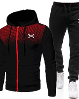 Elio | Herren Jogginganzug mit Kapuzenjacke und Hose im sportlichen Stil in Schwarz