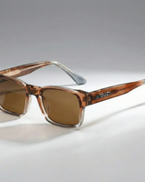Nala | Quadratische Premium-Sonnenbrille in Orange