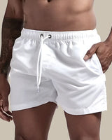 Evander | Herren Badeshorts mit Kordelzug Regular Fit in Weiß