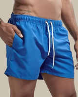 Evander | Herren Badeshorts mit Kordelzug Regular Fit in Blau