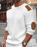 Joaol – Lässiges Sweatshirt Aus Waffelpiqué in Weiß