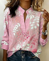 Brielle - Soft-Touch-Bluse in Rosa