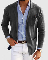 Olivier - Komfortabler Blazer in Dunkelgrau