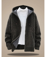 Fabio | Damen Strickjacke mit Kragen und Langarm in Grün