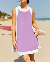 Nadia - Breeze Entspanntes Kleid in Lila
