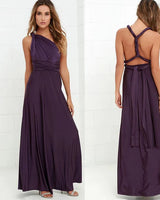 Vielseitiges Elastisches Wickelkleid - Denise in Violett