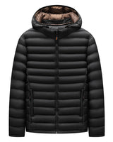 Leichte Herren-Steppjacke mit Kompakt-Effekt - Marven in Schwarz