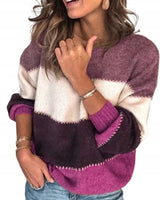 GAIA – Der elegante Wollpullover für jede Gelegenheit in Violett