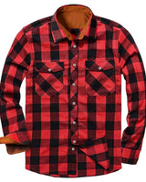 Flanellhemd Herren in Rot