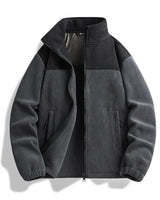Robin | Fleece-Winterjacke in Grau