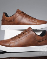 Florian | Herren Schnürung Low-Top Sneaker in Braun