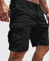 Florian | Herren Cargo Shorts mit praktischen Taschen in Schwarz