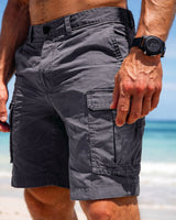 Florian | Herren Cargo Shorts mit praktischen Taschen in Hellgrau