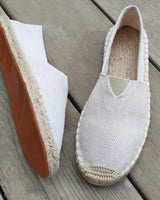 Jorveth - leichte Espadrilles in Weiß