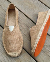 Jorveth - leichte Espadrilles in Braun