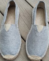 Jorveth - leichte Espadrilles in Grau