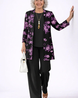 Helia | Elegantes 3-teiliges Casual-Set in Schwarz