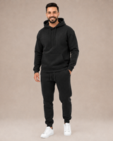 Friedrich | Herren Jogginganzug mit Kapuze und Jogginghose in Schwarz