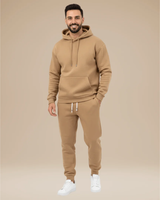 Friedrich | Herren Jogginganzug mit Kapuze und Jogginghose in Khaki